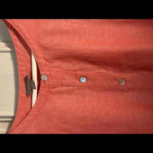 J.Jill XL Salmon Linen Tunic (fits best size Large) - Picture 6 of 9